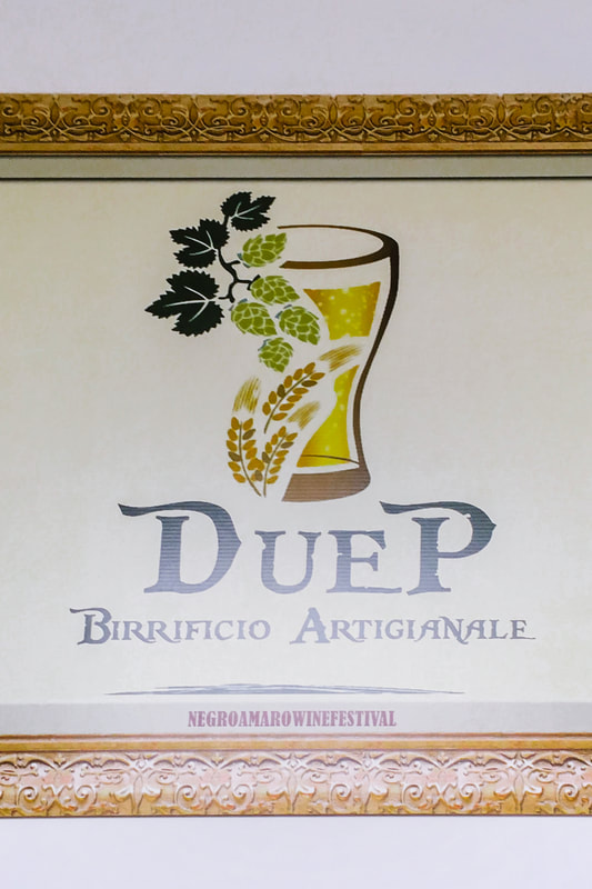 Logo of craft beer brewery DueP from Monte Urano Marche Italy.